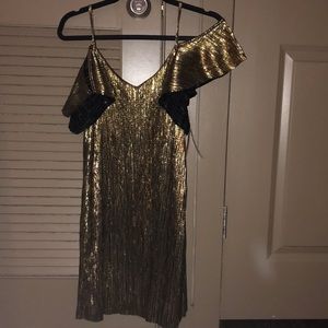 Gold dress